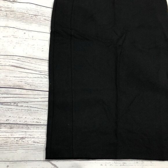 H HALSTON Ponte Midi Skirt Black - Picture 2 of 3